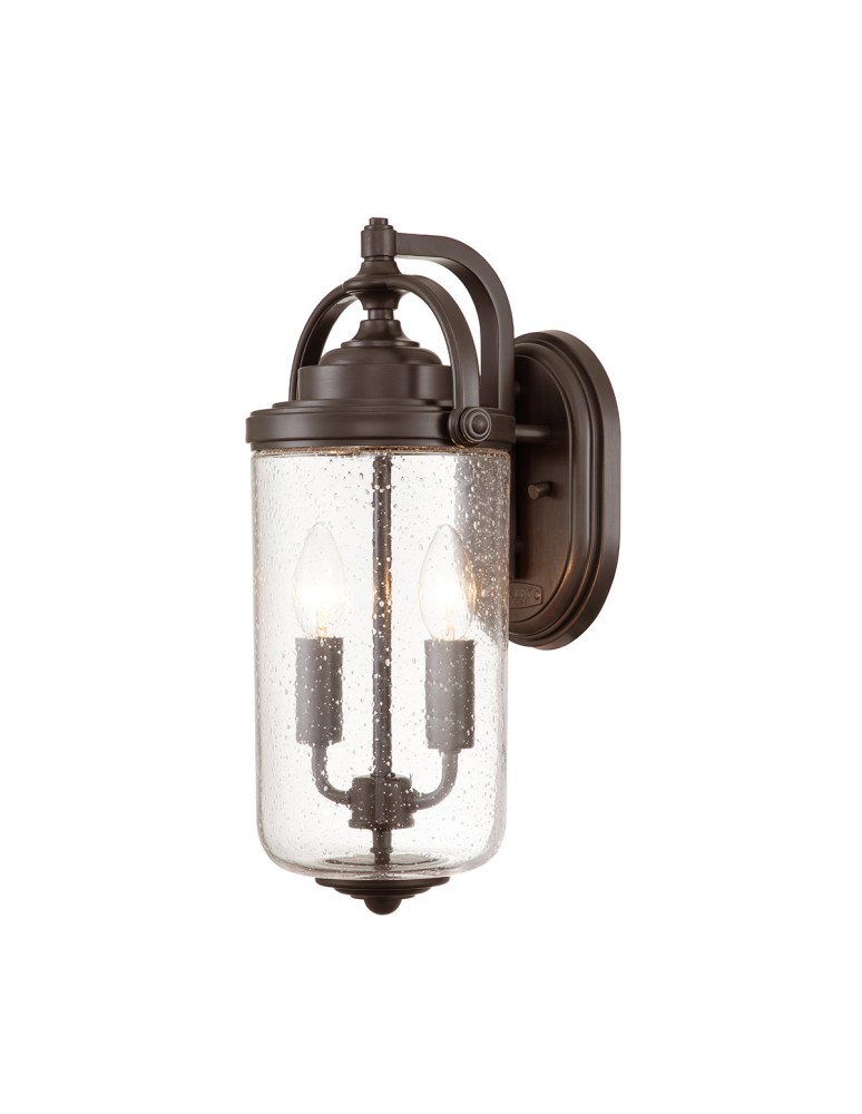 Elstead Lighting Średnia latarnia naścienna Willoughby - 2 źródła światla IP44 HK-WILLOUGHBY-M-OZ