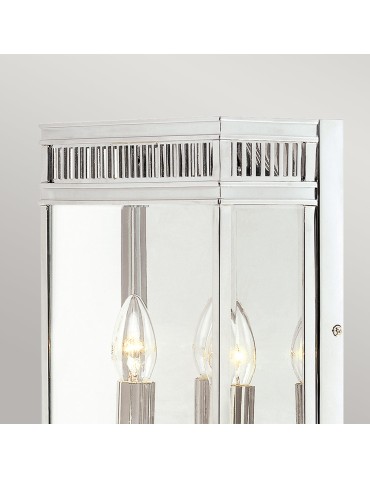 Elstead Lighting Średnia latarnia naścienna Holborn - 2 źródła światła - Polerowany chrom IP44 HL7-M-PC - produkt 2