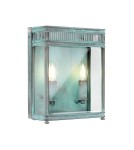 Kinkiety zewnętrzne - Elstead Lighting Średnia latarnia naścienna Holborn - 2 źródła światła - Grynszpan IP44 HL7-M-VDG - product 1