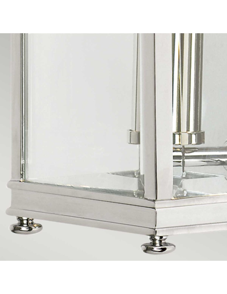 Elstead Lighting Mała latarnia naścienna Holborn - 1 źródło światła - Polerowany chrom IP44 HL7-S-PC