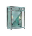 Kinkiety zewnętrzne - Elstead Lighting Mała latarnia naścienna Holborn - 1 źródło światła - Grynszpan IP44 HL7-S-VDG - product 5