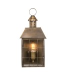 Kinkiety zewnętrzne - Elstead Lighting Latarnia naścienna Hyde Park - 1 źródło światła IP44 HYDE-PARK-BR - product 1
