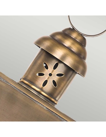 Elstead Lighting Latarnia naścienna Hyde Park - 1 źródło światła IP44 HYDE-PARK-BR - produkt 2