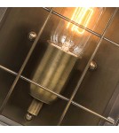 Kinkiety zewnętrzne - Elstead Lighting Latarnia naścienna Hyde Park - 1 źródło światła IP44 HYDE-PARK-BR - product 4