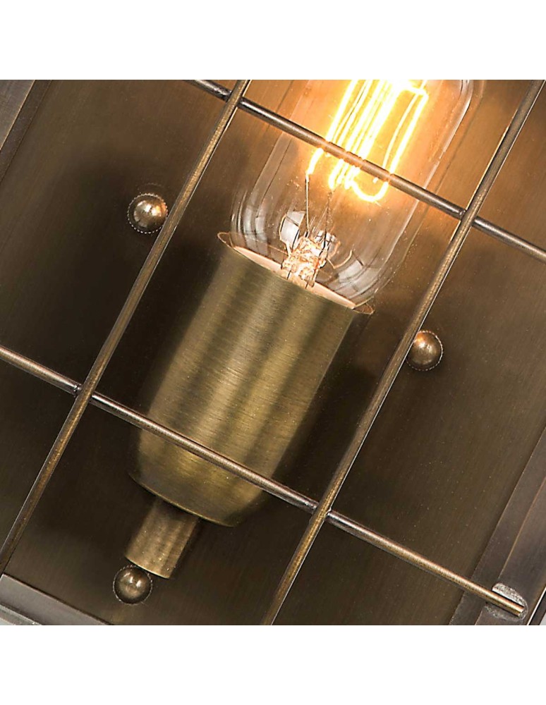 Kinkiety zewnętrzne - Elstead Lighting Latarnia naścienna Hyde Park - 1 źródło światła IP44 HYDE-PARK-BR - product kolory-swiatla.pl 4