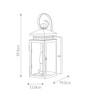 Kinkiety zewnętrzne - Elstead Lighting Latarnia naścienna Hythe - 1 źródło światła IP44 HYTHE - product 5