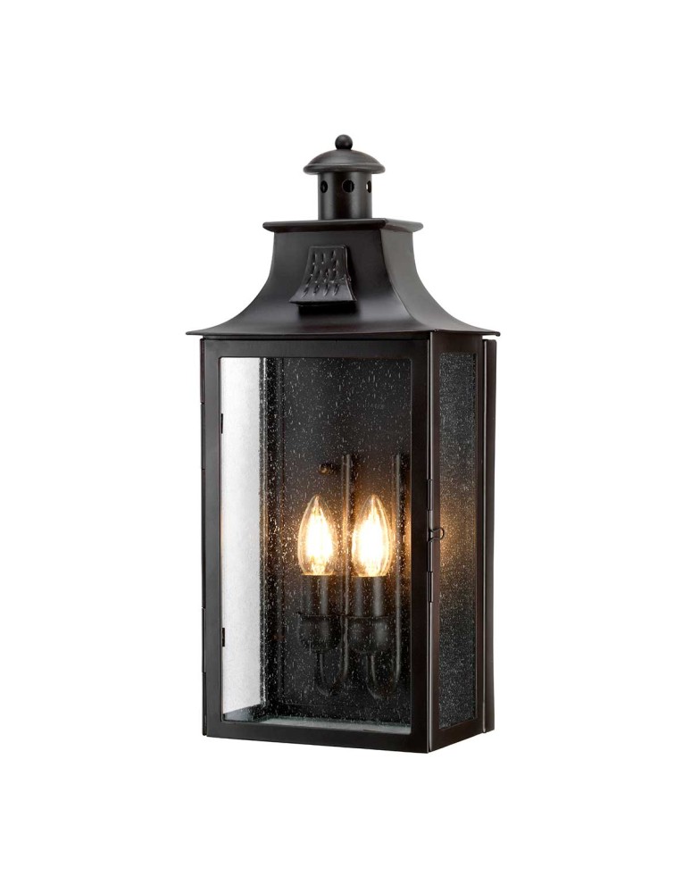 Elstead Lighting Latarnia naścienna Kendal - 2 źródła światła IP44 KENDAL