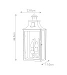 Kinkiety zewnętrzne - Elstead Lighting Latarnia naścienna Kendal - 2 źródła światła IP44 KENDAL - product 6