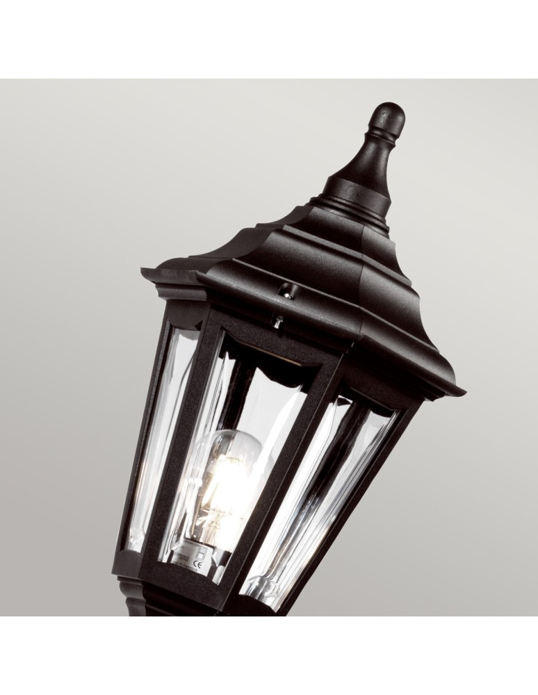 Lampy zewnętrzne latarnie - Elstead Lighting Latarnia cokołowa Kinsale - 1 źródło światła IP44 KINSALE-POST - product kolory-swiatla.pl 2