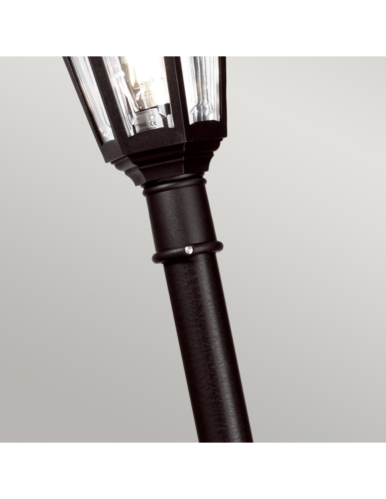 Lampy zewnętrzne latarnie - Elstead Lighting Latarnia cokołowa Kinsale - 1 źródło światła IP44 KINSALE-POST - product kolory-swiatla.pl 3