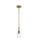 Lampy wiszące - Elstead Lighting Lampa wisząca Aivian - 1 źródło światła KL-AIVIAN-P-WBR - product 1