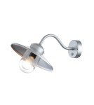 Elstead Lighting Latarnia naścienna z czujnikiem PIR Klampenborg - 1 źródło światła - Srebrna IP44 KLAMPENBORG-PIR-SIL Elstead Lighting Latarnia naścienna z czujnikiem PIR Klampenborg - 1 źródło światła - Srebrna IP44 KLAMPENBORG-PIR-SIL