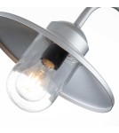 Elstead Lighting Latarnia naścienna z czujnikiem PIR Klampenborg - 1 źródło światła - Srebrna IP44 KLAMPENBORG-PIR-SIL Elstead Lighting Latarnia naścienna z czujnikiem PIR Klampenborg - 1 źródło światła - Srebrna IP44 KLAMPENBORG-PIR-SIL