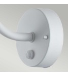 Kinkiety zewnętrzne - Elstead Lighting Latarnia naścienna z czujnikiem PIR Klampenborg - 1 źródło światła - Biała IP44 KLAMPENBORG-PIR-WHT - product 4