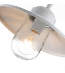 Kinkiety zewnętrzne - Elstead Lighting Latarnia naścienna Klampenborg - 1 źródło światła - Biała IP44 KLAMPENBORG-WHT - product 2