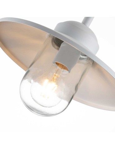 Elstead Lighting Latarnia naścienna Klampenborg - 1 źródło światła - Biała IP44 KLAMPENBORG-WHT - produkt 2