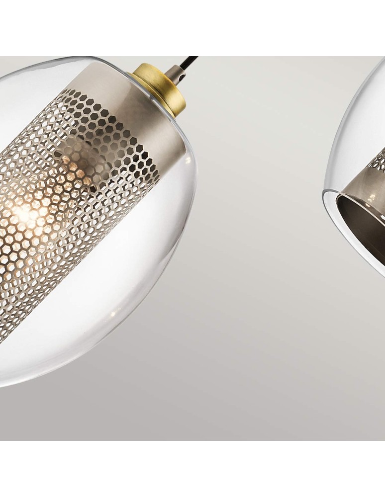 Lampy wiszące - Elstead Lighting Mała lampa wisząca Asher II - 1 źródło światła KL-ASHER-MP-AP - product kolory-swiatla.pl 2