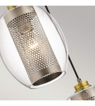 Lampy wiszące - Elstead Lighting Mała lampa wisząca Asher II - 1 źródło światła KL-ASHER-MP-AP - product 3