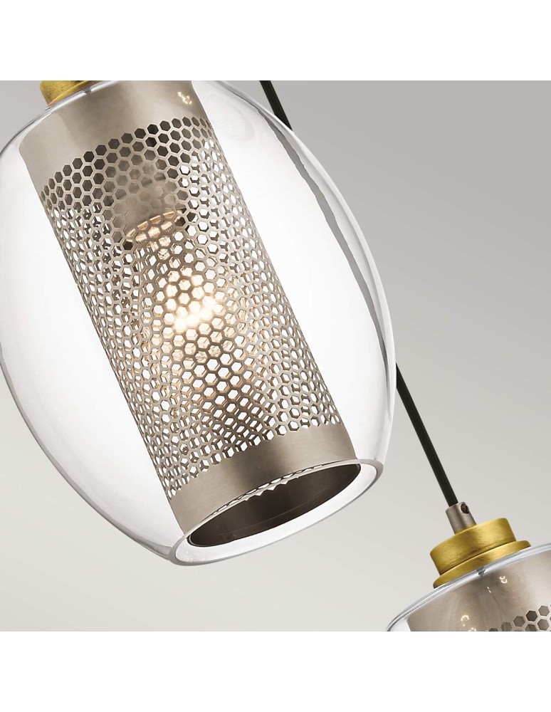 Lampy wiszące - Elstead Lighting Mała lampa wisząca Asher II - 1 źródło światła KL-ASHER-MP-AP - product kolory-swiatla.pl 3