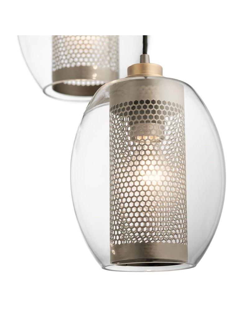 Lampy wiszące - Elstead Lighting Mała lampa wisząca Asher II - 1 źródło światła KL-ASHER-MP-AP - product kolory-swiatla.pl 4