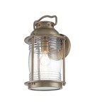 Elstead Lighting Duża latarnia naścienna Ashland Bay - 1 źródło światła - Oksydowany brąz IP44 KL-ASHLANDBAY2-L-BU Elstead Lighting Duża latarnia naścienna Ashland Bay - 1 źródło światła - Oksydowany brąz IP44 KL-ASHLANDBAY2-L-BU