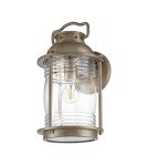 Elstead Lighting Duża latarnia naścienna Ashland Bay - 1 źródło światła - Oksydowany brąz IP44 KL-ASHLANDBAY2-L-BU Elstead Lighting Duża latarnia naścienna Ashland Bay - 1 źródło światła - Oksydowany brąz IP44 KL-ASHLANDBAY2-L-BU