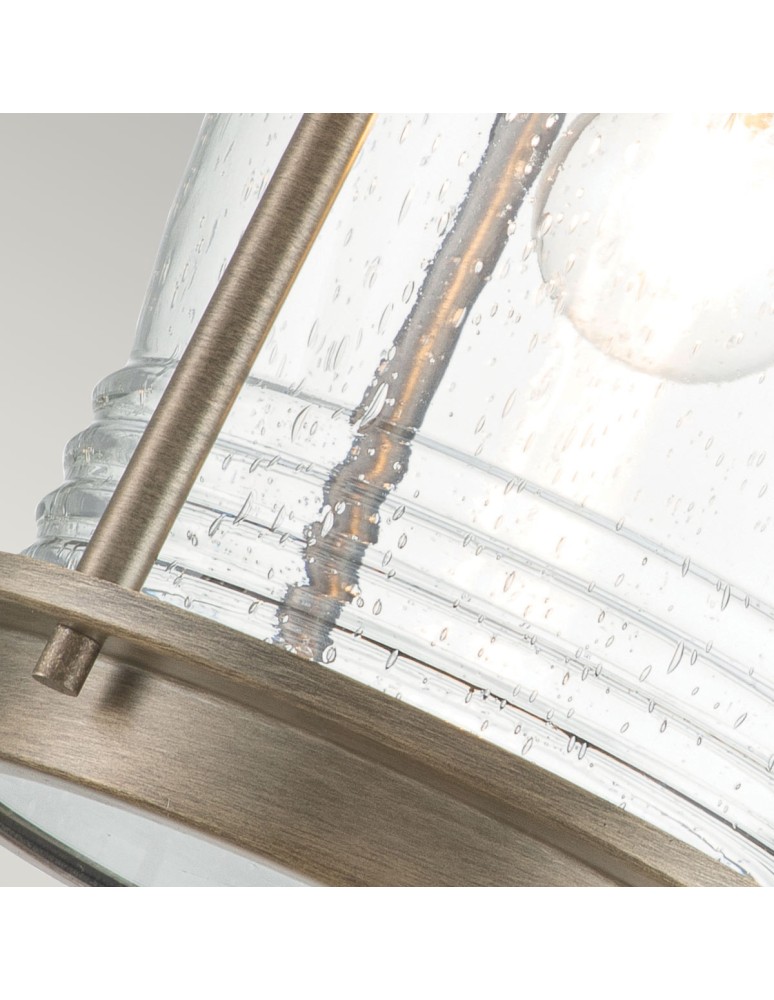 Elstead Lighting Duża latarnia naścienna Ashland Bay - 1 źródło światła - Oksydowany brąz IP44 KL-ASHLANDBAY2-L-BU Elstead Lighting Duża latarnia naścienna Ashland Bay - 1 źródło światła - Oksydowany brąz IP44 KL-ASHLANDBAY2-L-BU