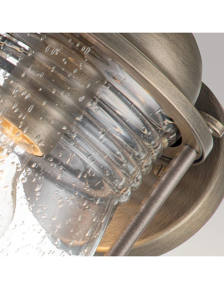 Elstead Lighting Średnia latarnia naścienna Ashland Bay - 1 źródło światła - Oksydowany brąz IP44 KL-ASHLANDBAY2-M-BU Elstead Lighting Średnia latarnia naścienna Ashland Bay - 1 źródło światła - Oksydowany brąz IP44 KL-ASHLANDBAY2-M-BU