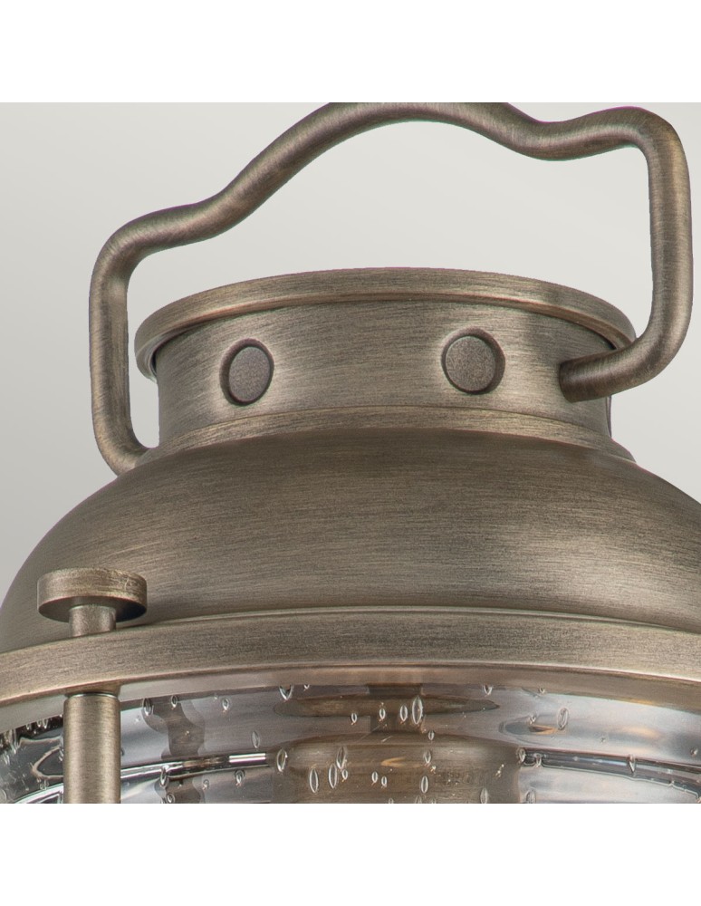 Elstead Lighting Średnia latarnia naścienna Ashland Bay - 1 źródło światła - Oksydowany brąz IP44 KL-ASHLANDBAY2-M-BU Elstead Lighting Średnia latarnia naścienna Ashland Bay - 1 źródło światła - Oksydowany brąz IP44 KL-ASHLANDBAY2-M-BU
