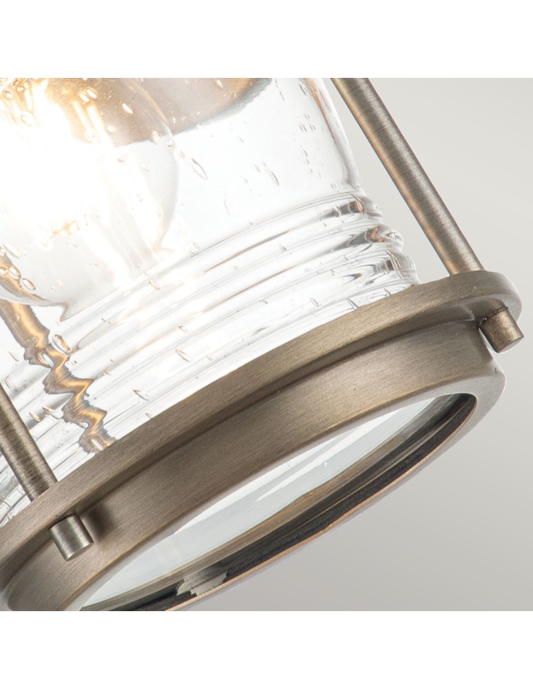 Elstead Lighting Mała latarnia naścienna Ashland Bay - 1 źródło światła - Oksydowany brąz IP44 KL-ASHLANDBAY2-S-BU Elstead Lighting Mała latarnia naścienna Ashland Bay - 1 źródło światła - Oksydowany brąz IP44 KL-ASHLANDBAY2-S-BU