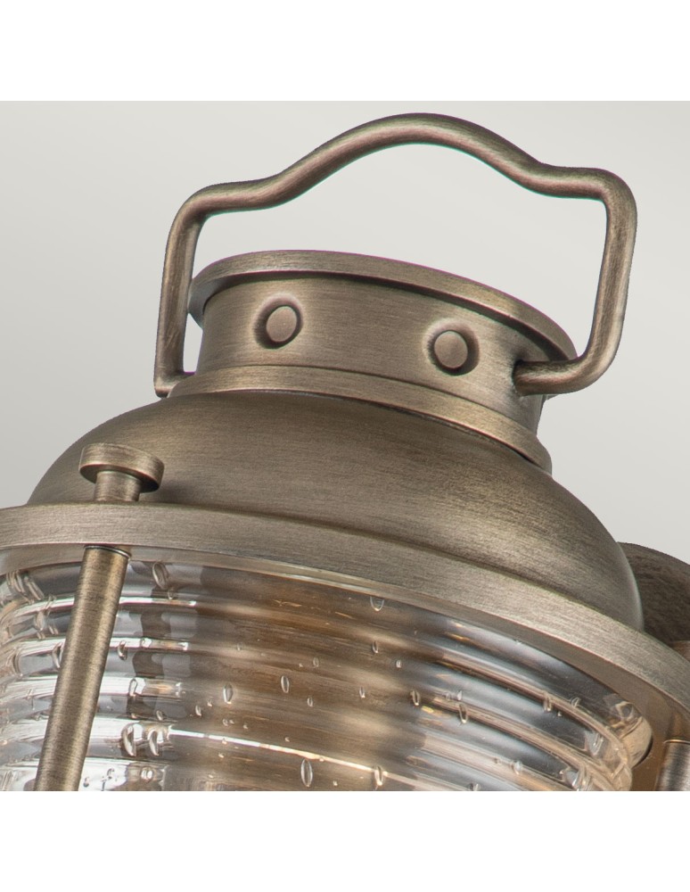 Elstead Lighting Mała latarnia naścienna Ashland Bay - 1 źródło światła - Oksydowany brąz IP44 KL-ASHLANDBAY2-S-BU Elstead Lighting Mała latarnia naścienna Ashland Bay - 1 źródło światła - Oksydowany brąz IP44 KL-ASHLANDBAY2-S-BU