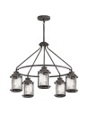 Elstead Lighting Latarnia wisząca Ashland Bay - 5 źródeł światła - Postarzany cynk IP44 KL-ASHLANDBAY-5P Elstead Lighting Latarnia wisząca Ashland Bay - 5 źródeł światła - Postarzany cynk IP44 KL-ASHLANDBAY-5P