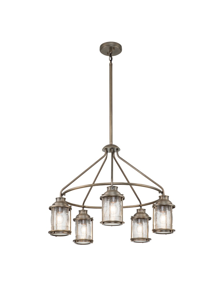 Elstead Lighting Latarnia wisząca Ashland Bay - 5 źródeł światła - Oksydowany brąz IP44 KL-ASHLANDBAY-5P-BU Elstead Lighting Latarnia wisząca Ashland Bay - 5 źródeł światła - Oksydowany brąz IP44 KL-ASHLANDBAY-5P-BU
