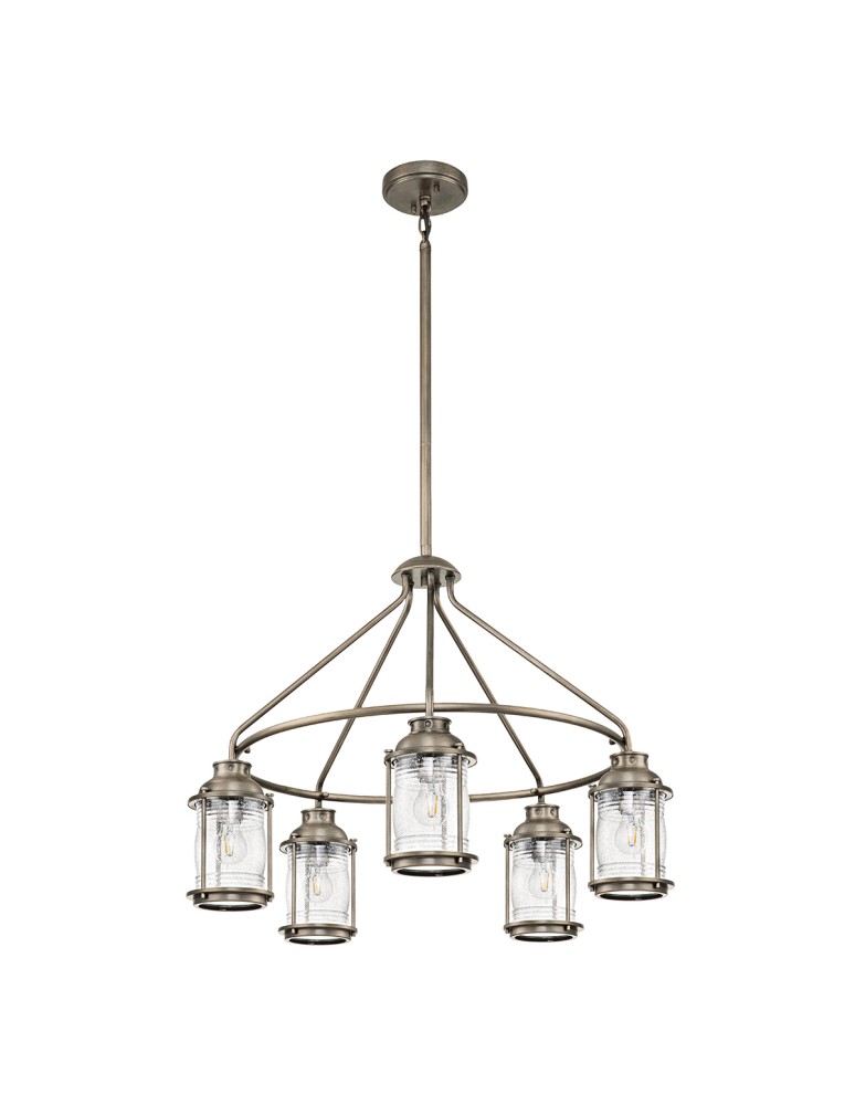 Elstead Lighting Latarnia wisząca Ashland Bay - 5 źródeł światła - Oksydowany brąz IP44 KL-ASHLANDBAY-5P-BU Elstead Lighting Latarnia wisząca Ashland Bay - 5 źródeł światła - Oksydowany brąz IP44 KL-ASHLANDBAY-5P-BU