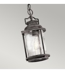 Lampy zewnętrzne wiszące - Elstead Lighting Mała latarnia wisząca Ashland Bay - 1 źródło światła - Postarzany cynk IP44 KL-ASHLANDBAY8-S - product 3