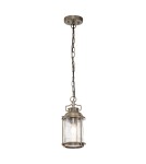 Elstead Lighting Mała latarnia wisząca Ashland Bay - 1 źródło światła - Oksydowany brąz IP44 KL-ASHLANDBAY8-S-BU Elstead Lighting Mała latarnia wisząca Ashland Bay - 1 źródło światła - Oksydowany brąz IP44 KL-ASHLANDBAY8-S-BU