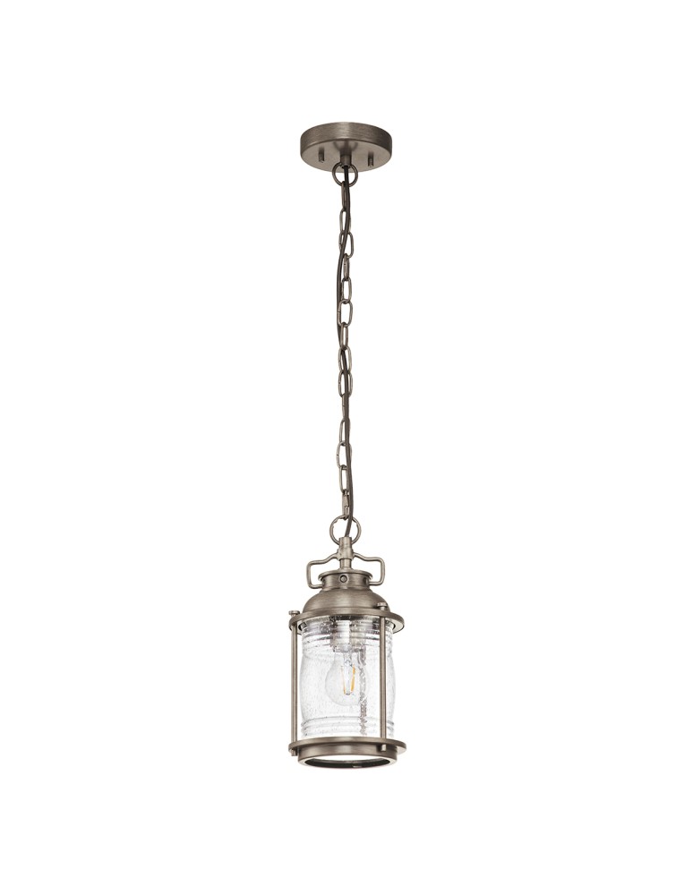 Elstead Lighting Mała latarnia wisząca Ashland Bay - 1 źródło światła - Oksydowany brąz IP44 KL-ASHLANDBAY8-S-BU Elstead Lighting Mała latarnia wisząca Ashland Bay - 1 źródło światła - Oksydowany brąz IP44 KL-ASHLANDBAY8-S-BU