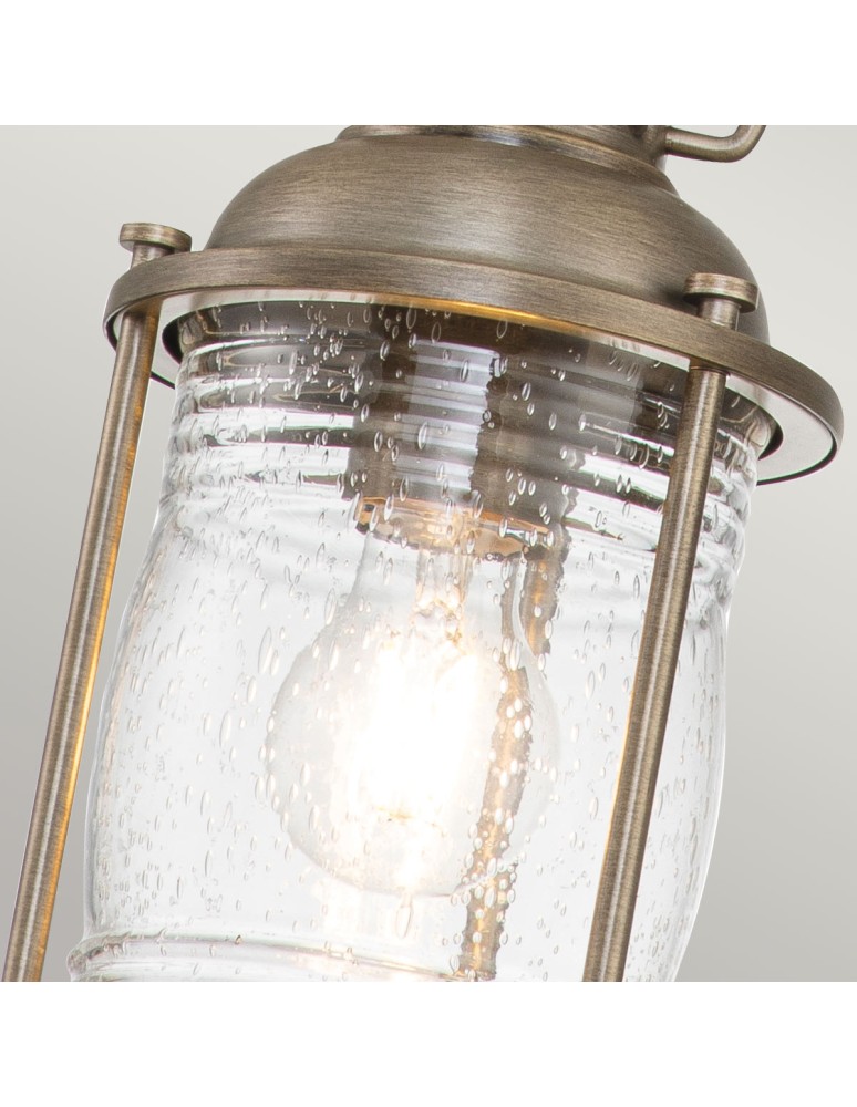 Elstead Lighting Mała latarnia wisząca Ashland Bay - 1 źródło światła - Oksydowany brąz IP44 KL-ASHLANDBAY8-S-BU Elstead Lighting Mała latarnia wisząca Ashland Bay - 1 źródło światła - Oksydowany brąz IP44 KL-ASHLANDBAY8-S-BU