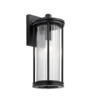 Elstead Lighting Średnia latarnia naścienna Barras - 1 źródło światła IP44 KL-BARRAS2-M-BK Elstead Lighting Średnia latarnia naścienna Barras - 1 źródło światła IP44 KL-BARRAS2-M-BK