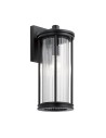 Elstead Lighting Średnia latarnia naścienna Barras - 1 źródło światła IP44 KL-BARRAS2-M-BK Elstead Lighting Średnia latarnia naścienna Barras - 1 źródło światła IP44 KL-BARRAS2-M-BK
