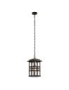Elstead Lighting Latarnia wisząca Beacon Square - 1 źródło światła - Stary brąz IP44 KL-BEACON-SQUARE8-OZ