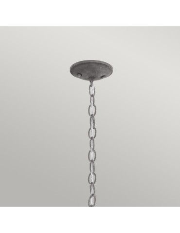 Elstead Lighting Mała latarnia wisząca Bridge Point - 1 źródło światła - Postarzany cynk IP44 KL-BRIDGEPOINT8S - produkt 2