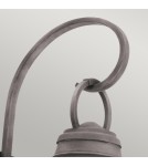 Kinkiety zewnętrzne - Elstead Lighting Średnia latarnia naścienna Bridge Point - 1 źródło światła - Postarzany cynk IP44 KL-BRIDGEPOINT-M - product 2