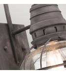 Kinkiety zewnętrzne - Elstead Lighting Średnia latarnia naścienna Bridge Point - 1 źródło światła - Postarzany cynk IP44 KL-BRIDGEPOINT-M - product 3