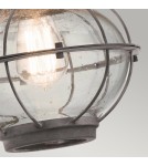 Kinkiety zewnętrzne - Elstead Lighting Średnia latarnia naścienna Bridge Point - 1 źródło światła - Postarzany cynk IP44 KL-BRIDGEPOINT-M - product 4