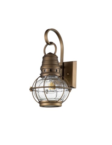 Elstead Lighting Mała latarnia naścienna Bridge Point - 1 źródło światła - Naturalny mosiądz IP44 KL-BRIDGEPOINT-S-NBR - produkt 2
