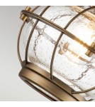 Kinkiety zewnętrzne - Elstead Lighting Mała latarnia naścienna Bridge Point - 1 źródło światła - Naturalny mosiądz IP44 KL-BRIDGEPOINT-S-NBR - product 5