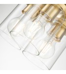 Lampy wiszące - Elstead Lighting Lampa wisząca Brinley - 3 źródła światła - Szczotkowany mosiądz KL-BRINLEY3-BB - product 4
