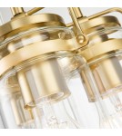 Lampy wiszące - Elstead Lighting Lampa wisząca Brinley - 3 źródła światła - Szczotkowany mosiądz KL-BRINLEY3-BB - product 5