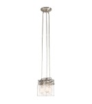 Lampy wiszące - Elstead Lighting Lampa wisząca Brinley - 3 źródła światła - Szczotkowany nikiel KL-BRINLEY3-NI - product 1